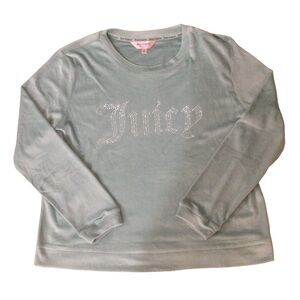Juicy Couture Sleepwear Light Green Velour Pajama Top Size Medium